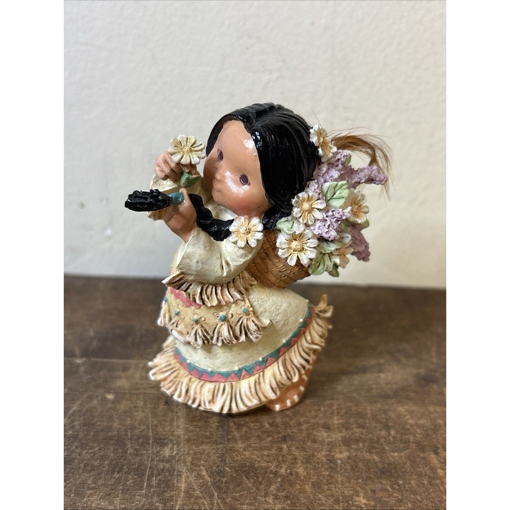 Vintage 1994 Enesco Friends Of The Feather "Smile Gatherer" Figurine #115622